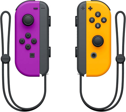 Nintendo Par de Mandos Joy-Con Izquierdo Morado Neón/Derecho Naranja Neón