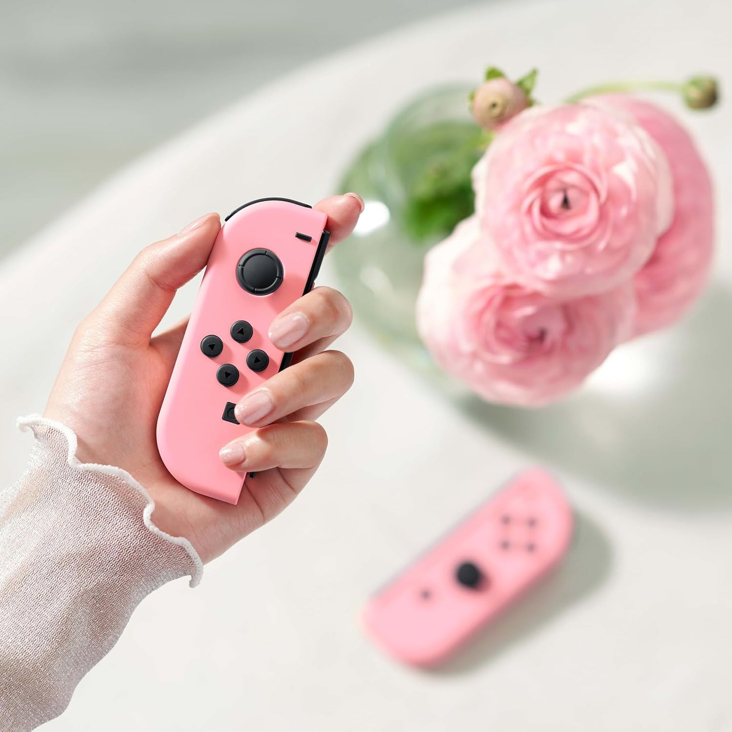 Juego de mandos Joy-Con (rosa pastel)