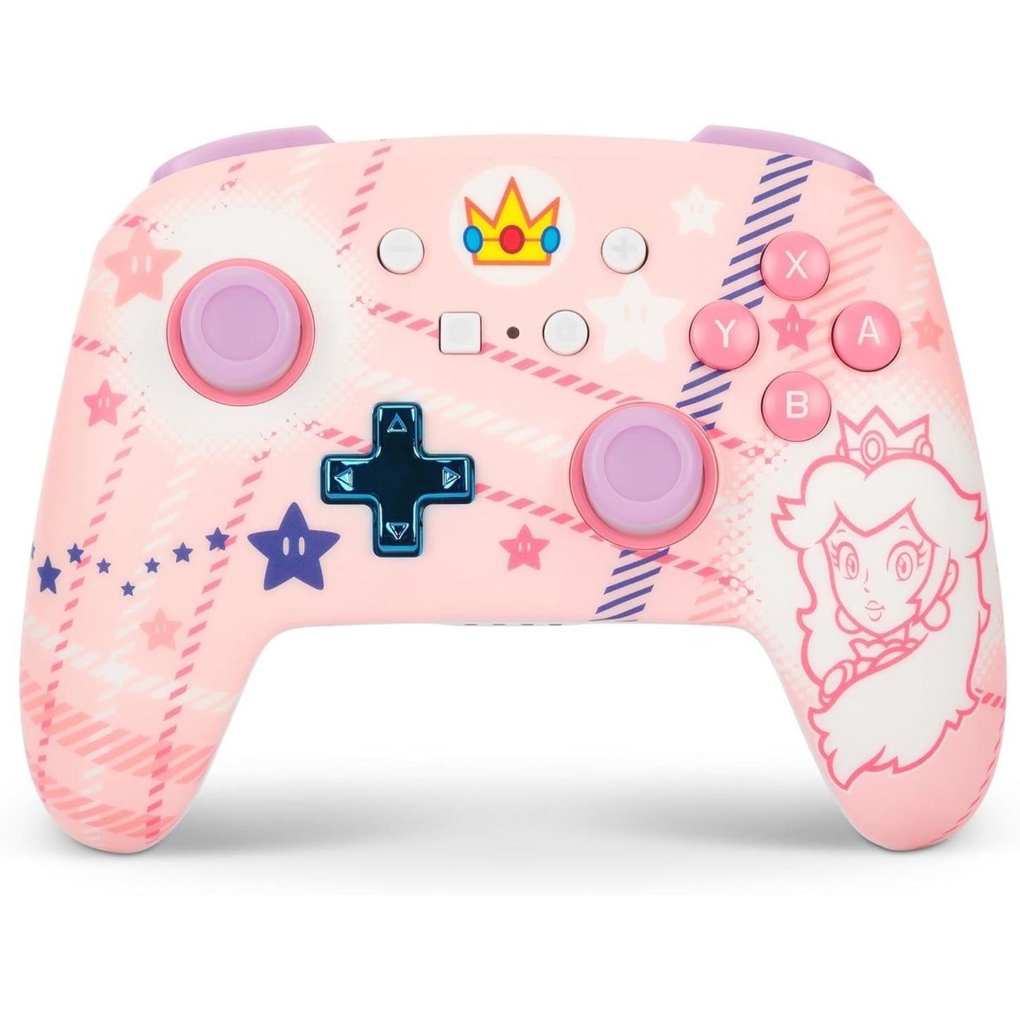 Mando inalámbrico para Nintendo Switch - Princesa Peach (cuadros)