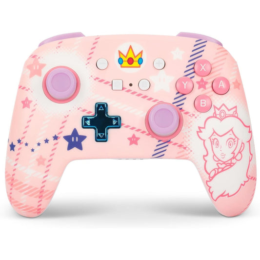 Mando inalámbrico para Nintendo Switch - Princesa Peach (cuadros)