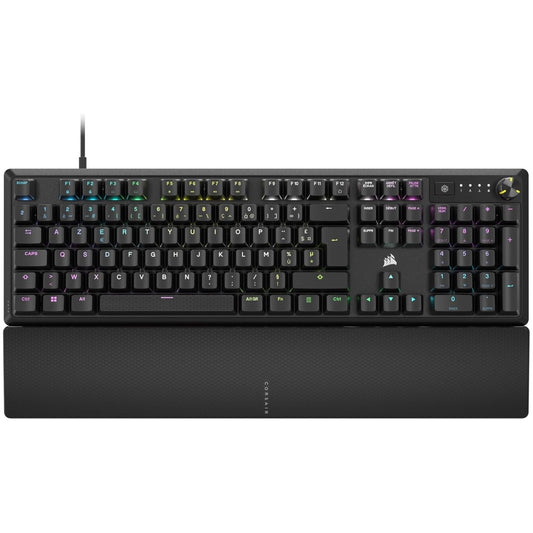 Corsair teclado gaming mecánico K70 CORE RGB — Gris acier
