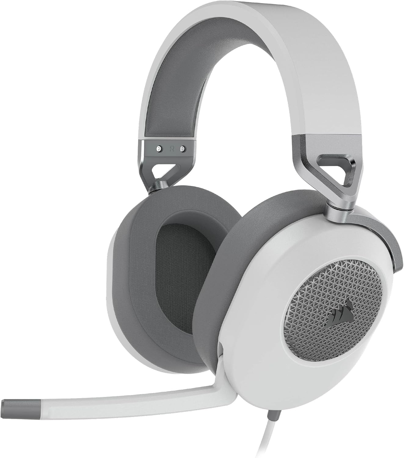 Corsair Auricular gaming con cable HS65 SURROUND — Blanco